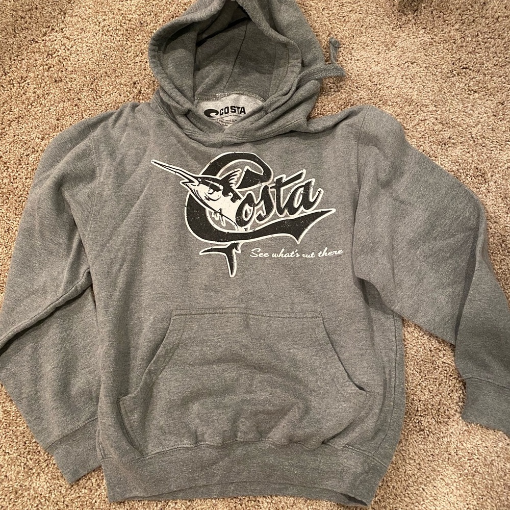 Boys Costa hooded sweatshirt size small